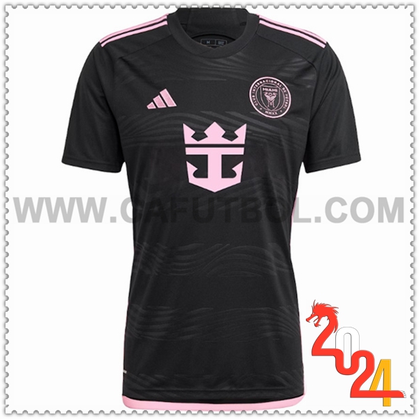 Segunda Camiseta Futbol Inter Miami CF Negro 2024 2025