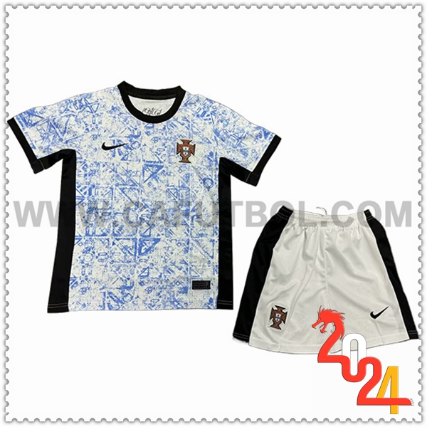 Segunda Equipacion del Portugal Ninos 2024 2025
