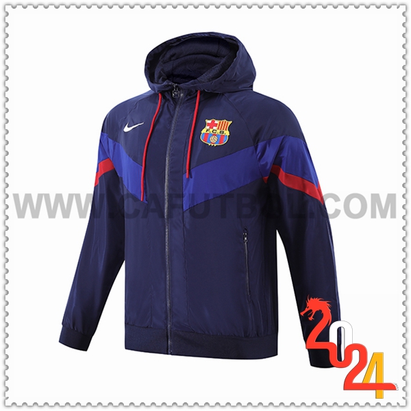 Rompevientos FC Barcelona Azul Oscuro 2024 2025
