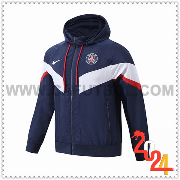 Rompevientos PSG Azul/Blanco 2024 2025