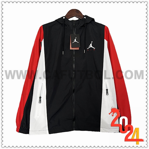 Rompevientos Jordan Negro/Blanco/Rojo 2024 2025
