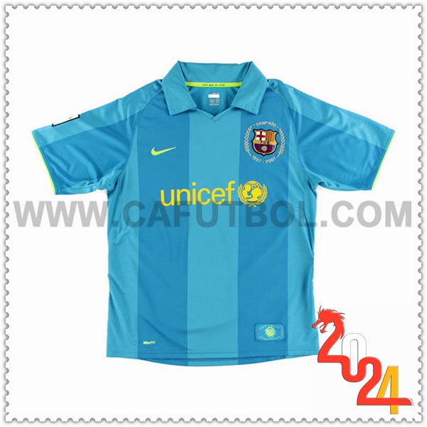 Segunda Equipacion Retro FC Barcelona Ninos 2007/2008