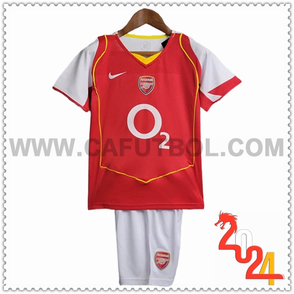 Primera Equipacion Retro Arsenal Ninos 2004/2005