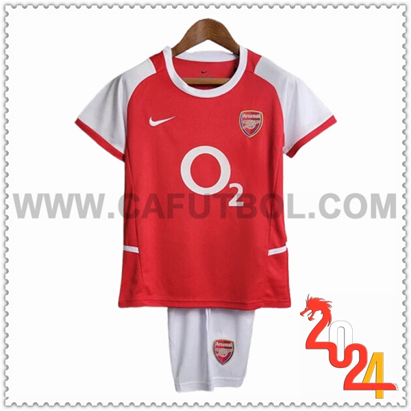 Primera Equipacion Retro Arsenal Ninos 2002/2004