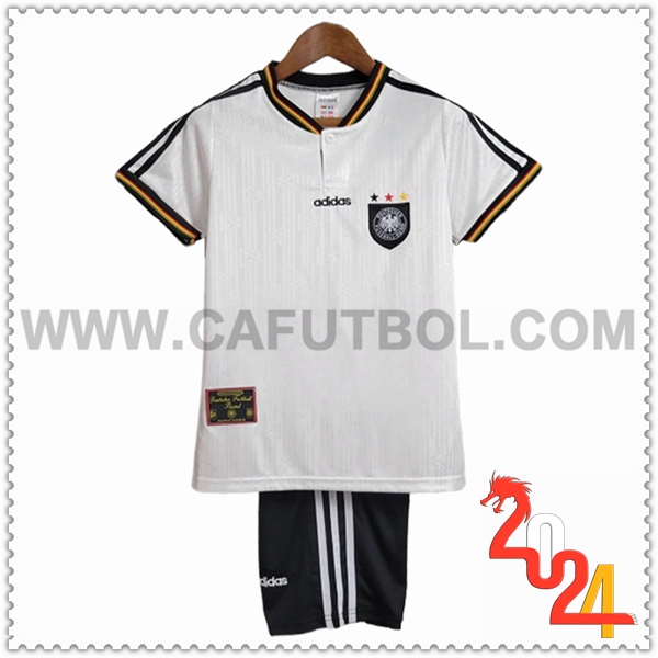Primera Equipacion Retro Alemania Ninos 1996