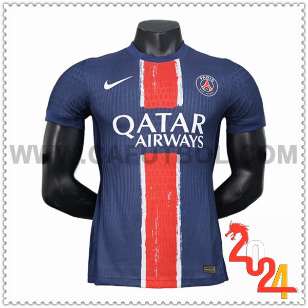 Primera Camiseta Futbol PSG Azul Real Filtrado 2024 2025