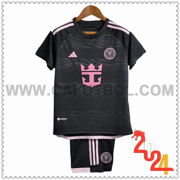 Segunda Equipacion del Inter Miami CF Ninos Negro 2024 2025