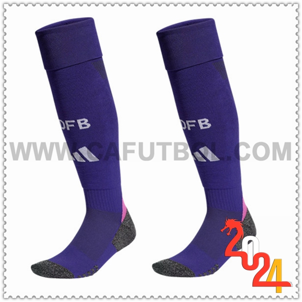 Segunda Calcetines Futbol Alemania Rosa 2024 2025