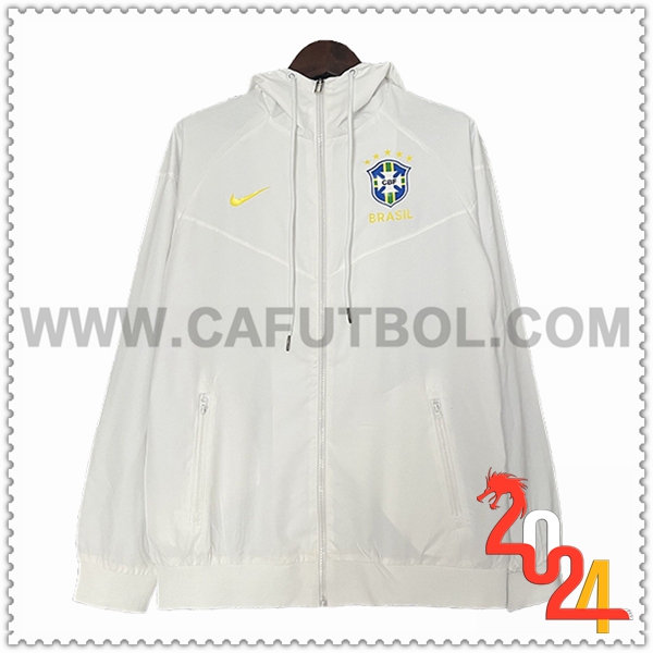 Rompevientos Brasil Blanco 2024 2025