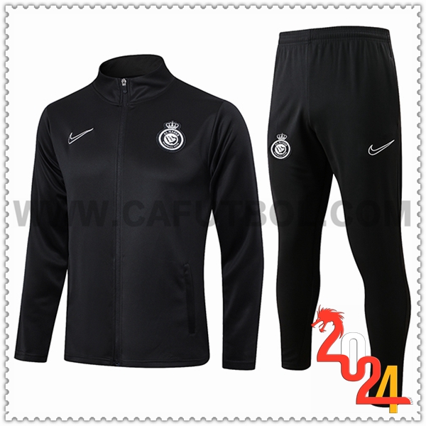 Chandal Futbol Chaquetas Futbol Al-Nassr FC Negro 2024 2025