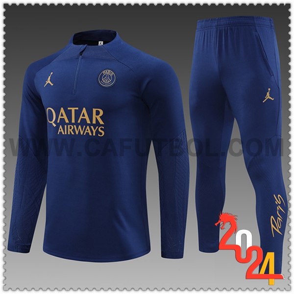 Chandal Futbol PSG Ninos Azul marino 2024 2025