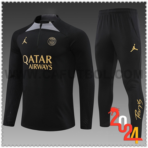Chandal Futbol PSG Ninos Negro 2024 2025