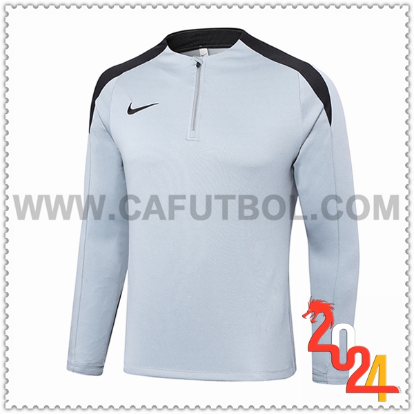 Sudadera Entrenamiento Nike Gris/Negro 2024 2025