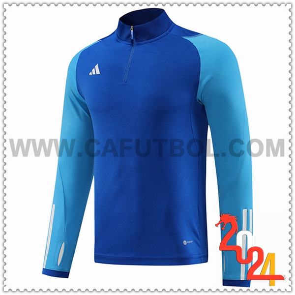 Sudadera Entrenamiento Adidas Azul 2024 2025