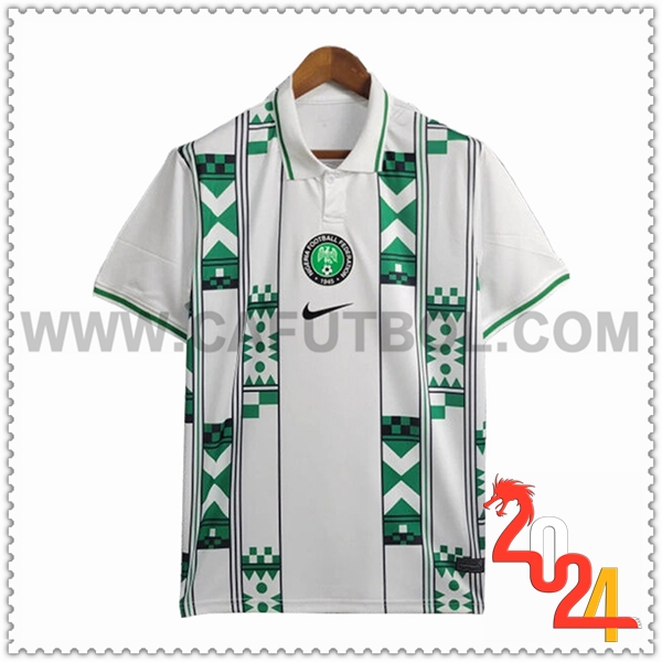 Camiseta Equipo Nigeria Blanco 2024 2025
