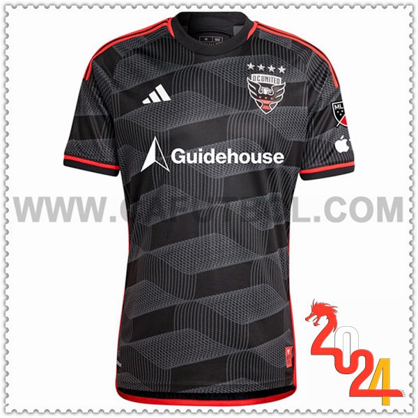 Primera Camiseta Futbol DC United Negro 2024 2025