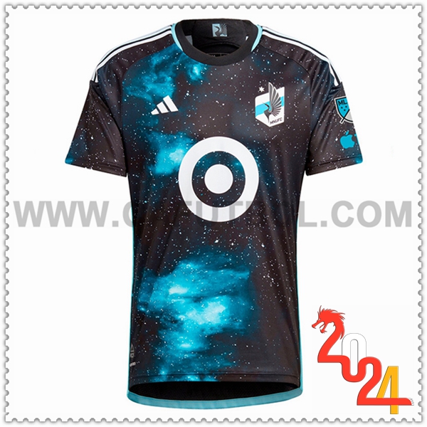Primera Camiseta Futbol Minnesota United Negro 2024 2025