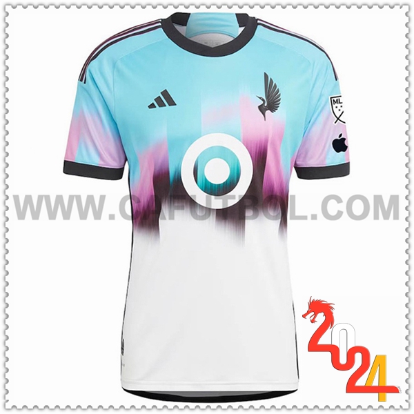 Segunda Camiseta Futbol Minnesota United Azul claro 2024 2025