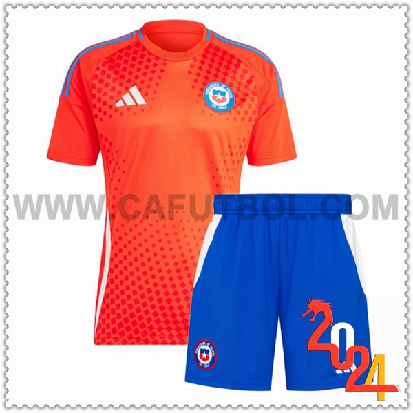 Primera Equipacion del Chile Ninos Rojo 2024 2025