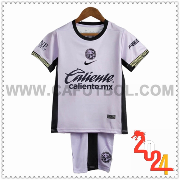 Equipacion del Club America Ninos Gris 2023/2024
