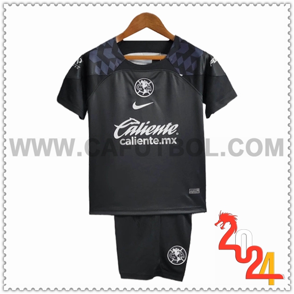 Equipacion del Club America Ninos Negro 2023/2024
