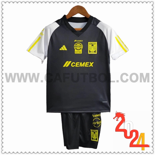 Equipacion del Tigres UANL Ninos Negro 2023/2024