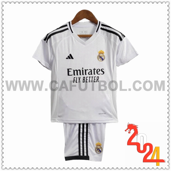 Primera Equipacion del Real Madrid Ninos 2024 2025