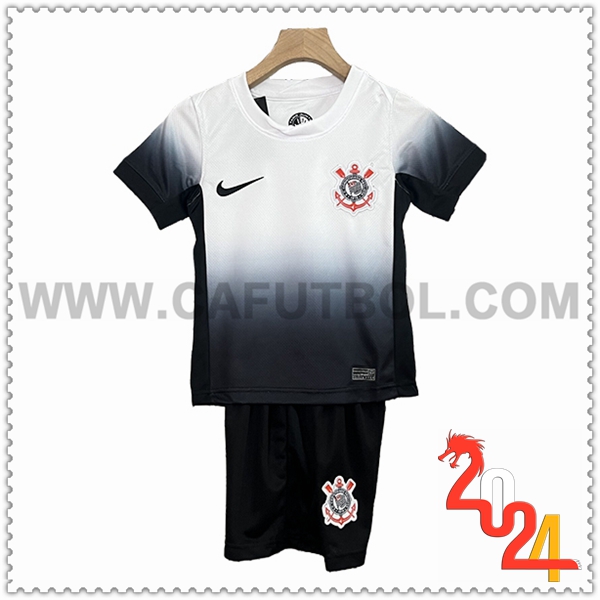 Primera Equipacion del Corinthians Ninos Blanco 2024 2025