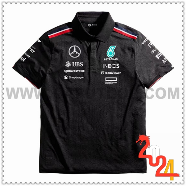 Polo F1 Mercedes Benz Team Negro 2024