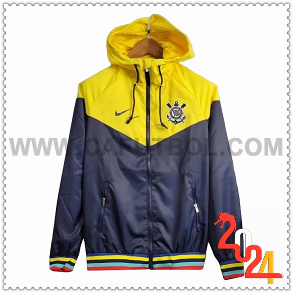 Rompevientos Corinthians Amarillo/Gris 2024 2025