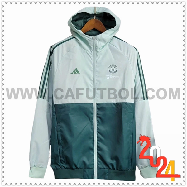 Rompevientos Manchester United Verde 2024 2025
