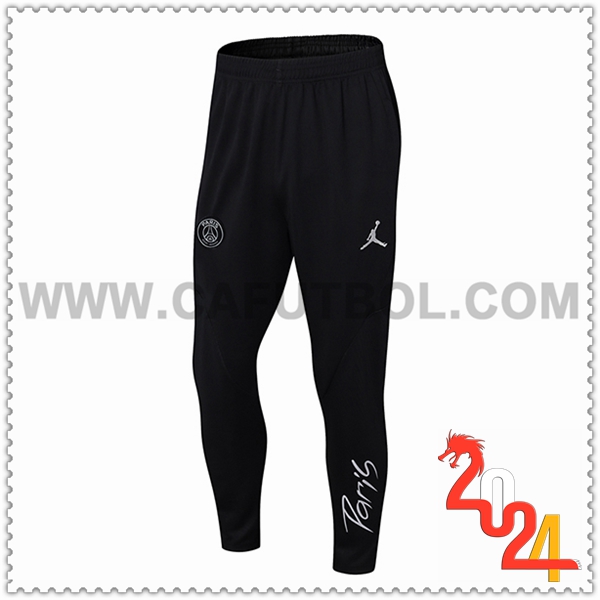 Pantalon Entrenamiento PSG Negro 2024 2025