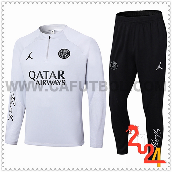 Chandal Futbol PSG Gris Claro 2024 2025