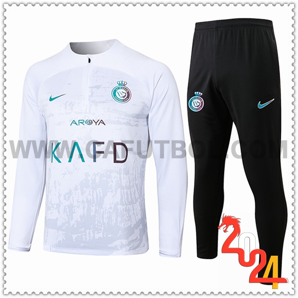 Chandal Futbol Al-Nassr FC Blanco/Gris 2024 2025