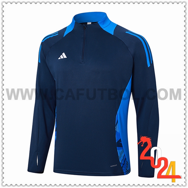 Sudadera Entrenamiento Adidas Azul marino 2024 2025