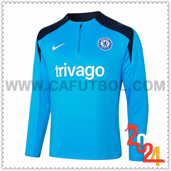 Sudadera Entrenamiento FC Chelsea Azul 2024 2025