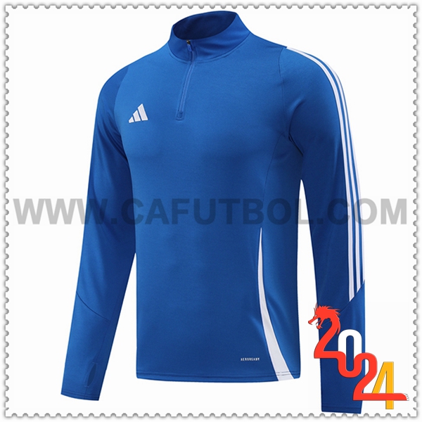 Sudadera Entrenamiento Adidas Azul/Blanco 2024 2025