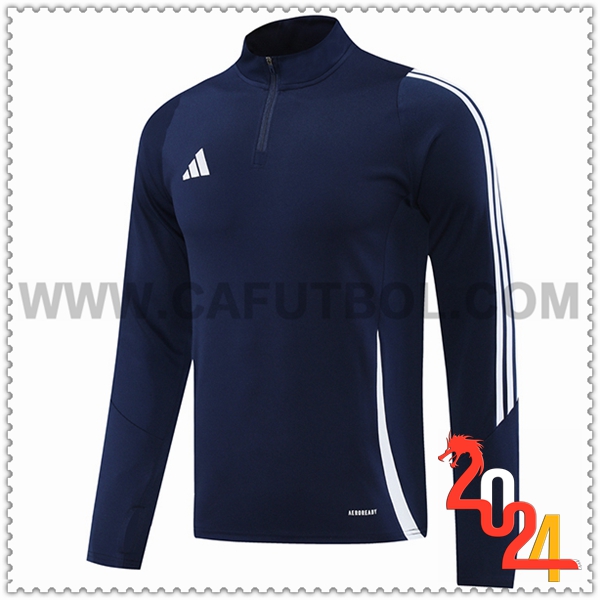 Sudadera Entrenamiento Adidas Azul Oscuro 2024 2025