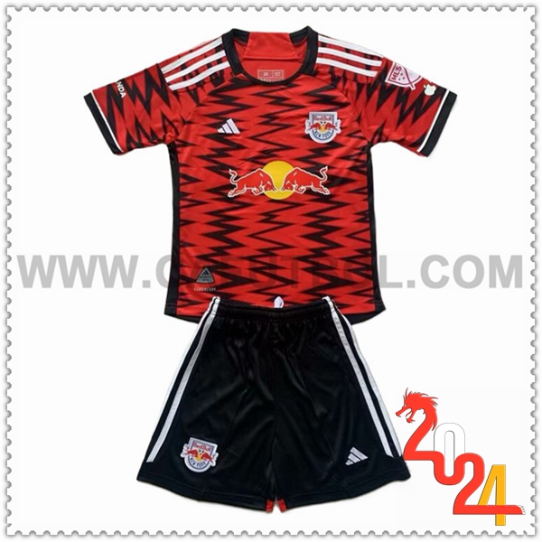 Primera Equipacion del New York Red Bulls Ninos 2024 2025