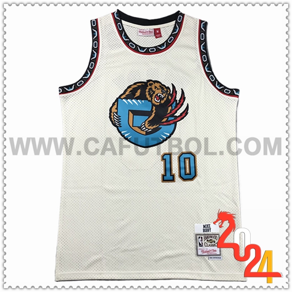 Camisetas De Futbol Memphis Grizzlies (BIBBY #10) 2024/25 Blanco/Azul