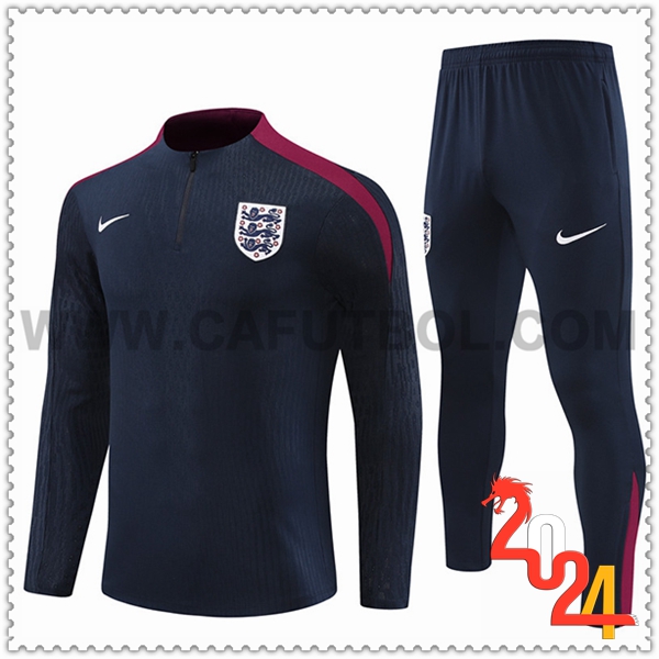Chandal Futbol Inglaterra Azul Oscuro 2024 2025