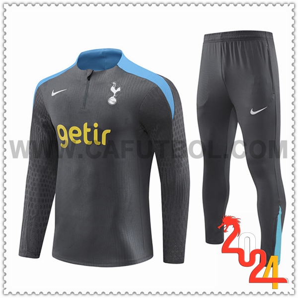 Chandal Futbol Tottenham Hotspur Gris Oscuro 2024 2025