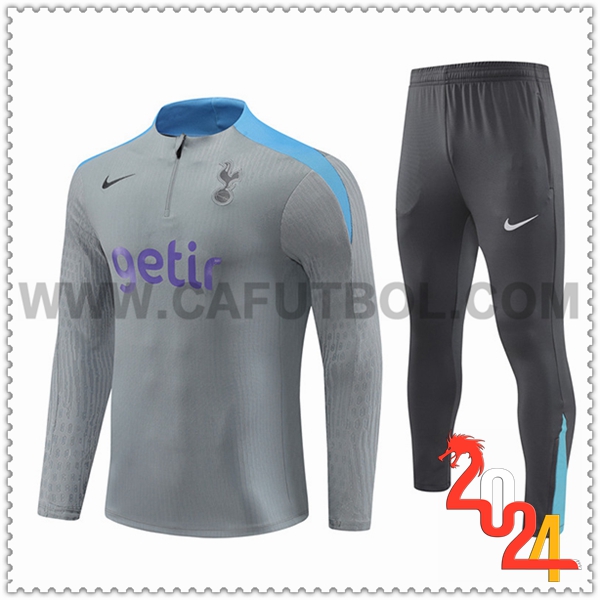 Chandal Futbol Tottenham Hotspur Gris Claro 2024 2025