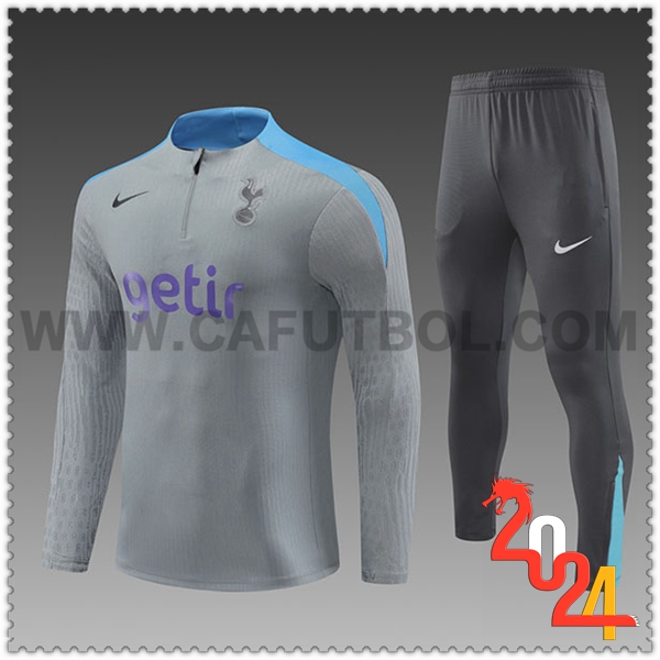 Chandal Futbol Tottenham Hotspur Ninos Gris Claro 2024 2025