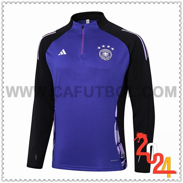 Sudadera Entrenamiento Alemania Violeta/Negro 2024 2025