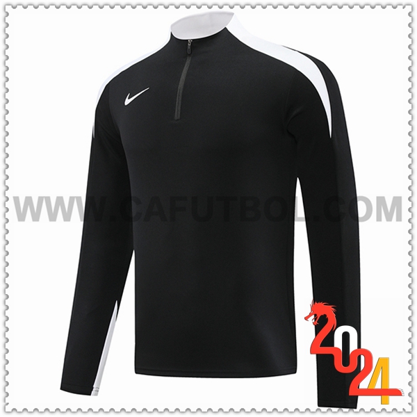 Sudadera Entrenamiento Nike Negro/Blanco 2024 2025 -02