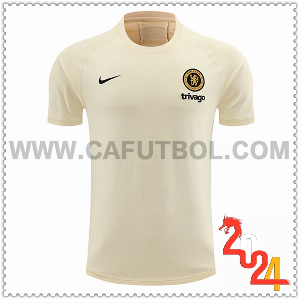 Camiseta Entrenamiento FC Chelsea Beige 2024 2025