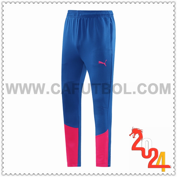 Pantalon Entrenamiento AC Milan Azul/Rosa 2024 2025