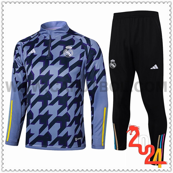 Chandal Futbol Real Madrid Púrpura/Negro 2024 2025