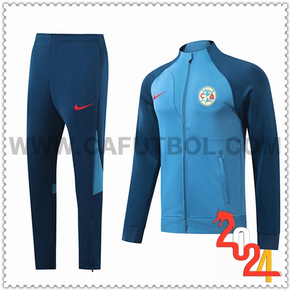 Chandal Chaqueta Futbol Club America Azul 2024 2025